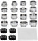 16 Adaptador Grifo Cocina Manguera, FORMVERSITY Aireador Grifo Lavabo Adaptador, Adaptador Manguera Grifo, Adaptador Grifo Ducha Jardín Roscado, Adecuado para Grifos, Aireadores, Filtros de Agua