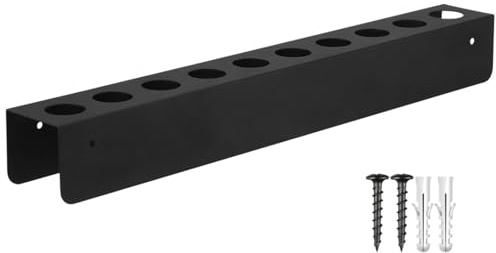 Bürstenregal aus Stahl, 40,6 x 5,1 cm (16 x 2 x 2 Zoll) | Kompaktes Organized Storage Rack, Car Care Brushes Organizer für Garage, Workshop, Detailing, Home Use, Auto Maintenance