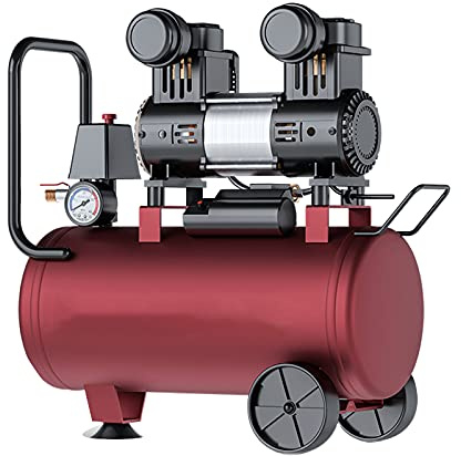 Oil-Free Air Compressor 30L, 1000W/1300W, Ultra Quiet 40dB for Spray Painting and Pneumatic Tools - Lightweight and Efficient