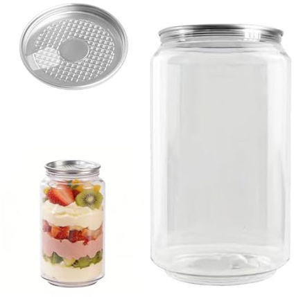 Glowdora Envases De Plástico Vacíos Multiusos: Botellas para Café, Té, Cerveza Y Zumo. Pet, 55mm Boca Ancha, Capacidad 250/300/500ml, Temperatura -20°C~60°C, Pack Ahorro 100 O 200uds 330ml(200sets)