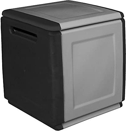 Art Plast CB1/N Baule portatutto in plastica, nero/grigio