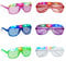 Relaxdays Partybrille mit LED-Licht, leuchtend, Atzenbrille, Accessoire Fasching, Karneval, Gitterbrille, Nerdbrille