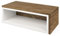 Symbiosis TemaHome Jazz Mesa de Centro, Nogal y Blanco, 90 x 45 x 33 cm