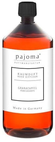pajoma® Raumduft Nachfüllflasche 1000 ml, Granatapfel | Nachfüller für Lufterfrischer | intensiver und hochwertiger Duft in Premium Qualität