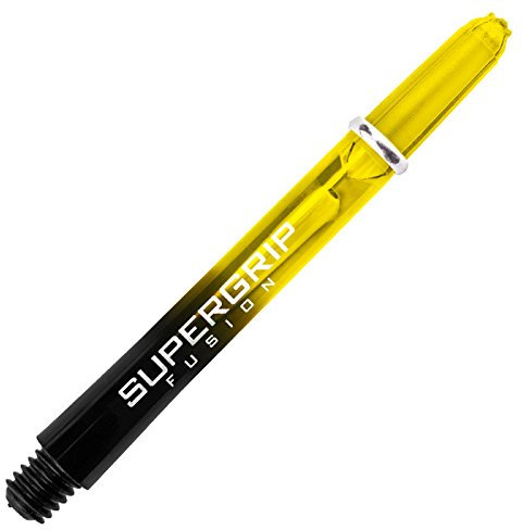 Harrows Supergrip Fusion Shafts - Verschiedene Ausführungen, 1 Set = 3 Stück (Gelb, Medium (MED))