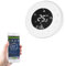 Qiumi Termostato Redondo WiFi Inteligente Controlador de Temperatura para calefacción por Suelo Radiante eléctrico Funciona con Amazon Alexa, Google Home IFTTT 16A 95~240V AC