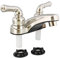 Empire Faucets Robinet de toilette pour camping-car – Robinet de salle de bain en nickel de 10,2 cm pour évier de camping-car, aérateur économiseur d'eau et poignées de théière