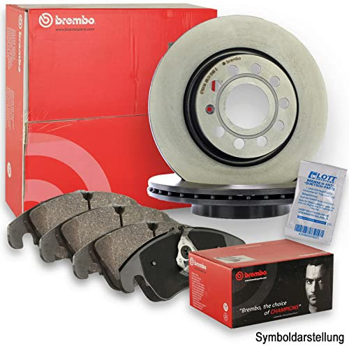 Brembo Bremsscheiben Ø256mm Scheibenbremse + Brembo Bremsbeläge vorne Vorderachse