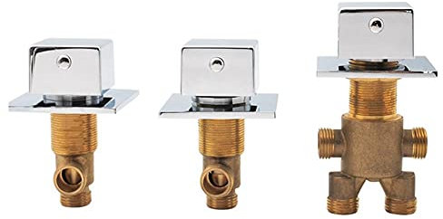 Válvula de Control de interruptor de latón para grifo de agua fría y caliente AFUDER para grifo de bañera, grifo mezclador de cabina de ducha, grifo de baño
