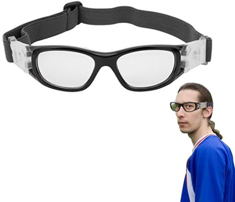 Niiyen Kinder-Sportbrille, Fußball- und Basketball-Trainingsbrille, Schwarze Basketballbrille, Fußballbrille, Sport Dribble Specs für Basketball Trainingshilfe, Sportbrille Dribbling Specs