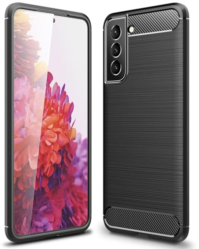 NALIA Silikonhülle für Samsung Galaxy S22 - rutschfest - Hülle, Schwarz | Spider-Web Innenstruktur dämpft Stürze, Wärmeableitung beim Laden, Erhöhte Kamera- und Displaykanten, VORTEX