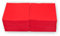 Morigami, Coktail Größe Serviette, 1/4 Falte, Spitze, Rot, 100 Servietten