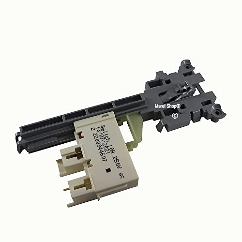 Marel Shop® - Kit Serratura Blocca Porta per Lavastoviglie compatibile con Smeg per Modelli: DWIFABR2 - DWL70SFICN - ST65336L - DD13E2 - DD612 - LSP4338XDE