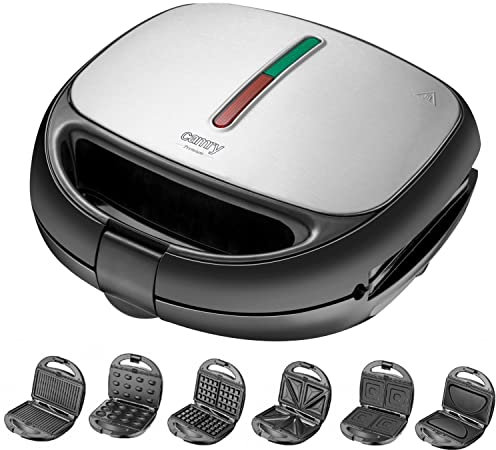 ADLER Camry 6-in-1-Sandwichmaker, 1200 W Leistung, Multifunktionsgaren