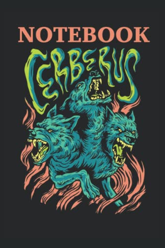 Notebook Cerberus Greek mythology: Cerberus notebook 120 pages lined, size 15, 24 x 22, 86 cm