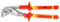 NEO TOOLS Rohrzange 250 mm VDE, poliert, Zweikomponentenhandgriff, CrV-Stahl, TÜV-Zertifikat