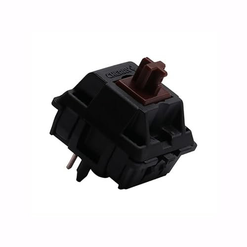 DucKey Cherry MX HyperGlide Switch, HG Black Brown Red 5pin Linear Switch For Customization Mechanical Gaming Keyboard (Color : HG Brown, Size : 70PCS)