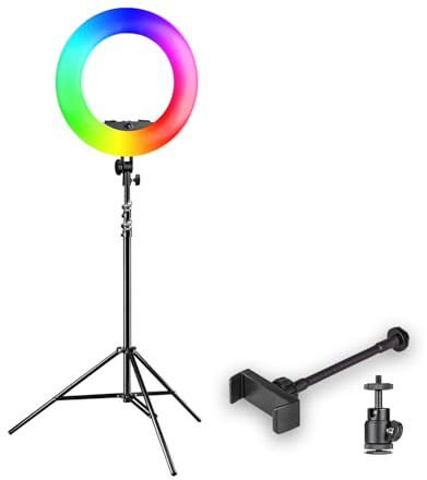 walimex Pro Rainbow LED RGBWW Ring Light Set 1