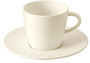 Villeroy & Boch Coffee cup and saucer Manufacture Rock - White - 160 ml