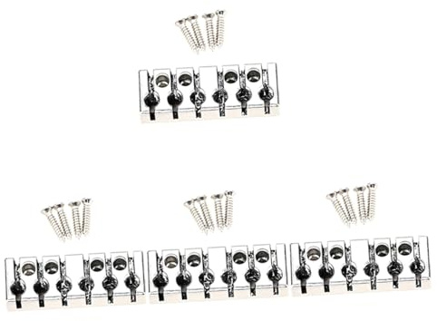 TOYANDONA Headless Guitar Locking Nut for Electric Guitar Replacement Part for String Fixator Replacement
