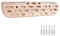 GRIPNATIC Fingerboard 2.0 Hangboard - Griffbrett - Kletterbrett - Fingerboard Klettern - Griffboard für fortgeschrittene Kletterer - Fingerkraftgerät zum Bouldern - rutschfest A-Klasse-Buchenholz