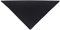 fashionchimp Bandana aus 100% Baumwolle, Premium-Qualität, Nicki-Halstuch für Damen und Herren, 50x50cm (Schwarz-Uni) BAN001
