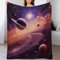 Planet BEDDING Decke Decke Flannel Fleecedecke 3D Wohndecke Sofadecke Couchdecke Bettüberwurf Flauschige Weiche& Warme Sofaüberwurf Decke（100×130cm）