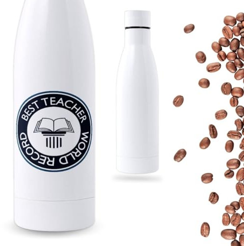 Botella para Profesores | Regalo Original | Botella de agua acero inoxidable térmica personalizada | Libre de BPA y reutilizable | Regalo Fin de Curso (Best teacher, 700 ML)
