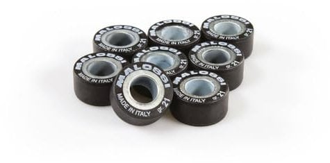 Malossi 6611367.L0 Set mit 8 Variomatikrollen HTRoll D 26 x 12,8 21 g, kompatibel mit Suzuki AN Burgman 400 1999-2024