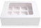 CUP CAKE 10 Pcs White Cupcake Boxes 12 Hole with Window and Inserts for Desserts, Pastries, Cookies, Small Cakes, Candy, Pies & Gifts