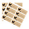 SMARSTICKER Chicken Egg Carton Labels 120Pcs (Unwashed Duck Egg Safety Stickers, 1 x 2.5 inches)