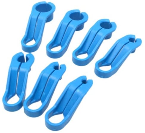 7Pcs Fuel Line Connectors Disconnect Tool Set,Vehicles AC Conditioning Pipe Removal Tool,Replacement Fuel Ac Air Transmission Oil Line Angled Quick Disconnect Pliers Tool,for Automotive AC Fuel Line
