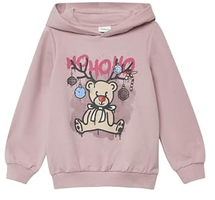 s.Oliver Mädchen Hoodie mit Weihnachtsprint Sweatshirt mit Kapuze