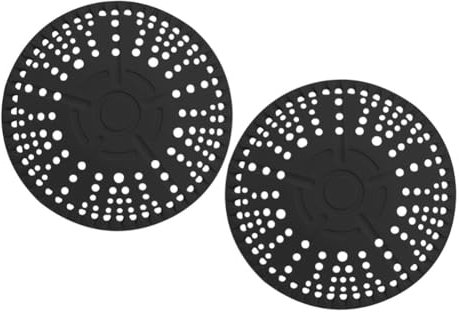 Eeuye Abflussfänger für Duschhaare, 2er-Pack, 5,5 Silikon-Abflussschutzsieb, Duschabflussabdeckung für Duschräume