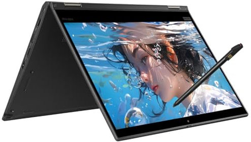 Lenovo ThinkPad X390 Yoga 2-in-1 Touchscreen Laptop, 13.3 FHD Display, Intel Core i7-8665, 16GB RAM, 512GB SSD, QWERTY Keyboard, Pen, Windows 11 Pro (Renewed)