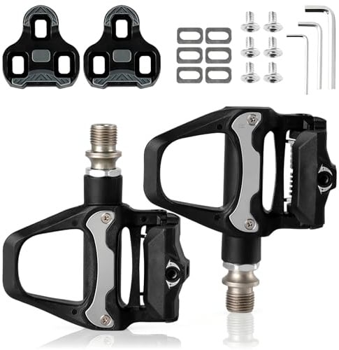 Fahrradpedale rutschfest Compatibel, SPD-SL Pedale, 9/16 Zoll Rennrad Und MTB Pedale für ShimanoSPD-SL, Fahrrad Pedale für MTB Gravel SDS Klickpedale Clipless Pedals Rennpedale Bike