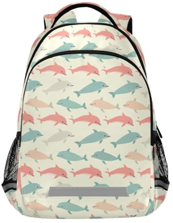 Bunte Wal-Rucksäcke für Kinder, Schultasche, Studenten-Rucksack, Büchertasche für Jungen und Mädchen, lässige Tasche