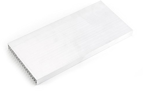 Jeanoko Dissipatore di Calore Efficiente in Alluminio per Raffreddamento con Luce LED 300 * 140 * 20MM, Riduce il Rischio di Surriscaldamento, Leggero, per Uso Domestico o Acquario