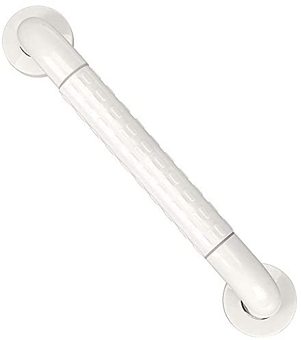 PHOEWON Haltegriff Bad Anti-Rutsch Badezimmer Haltegriff Badewanne SUS 304 Edelstahl Griffstangen Dusche für Senioren -400mm (Weiß)