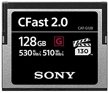 Sony 128 GB CFast 2.0 Professional Flash-Speicherkarte