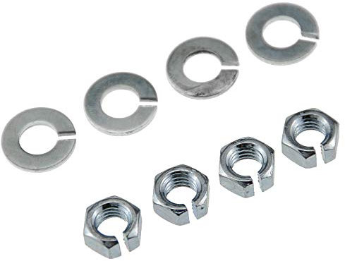geschlitzte M8 Muttern und Scheiben für Blinkermontage 4er Pack