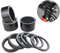 PLATT Fahrrad Ahead Vorbau Spacer Karbon MTB Rennrad Distanzscheiben Headset Spacer 1/8 (10 pcs),Glossy