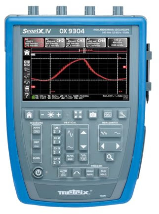 Metrix OX 9304 Oscilloscope numérique 300 MHz 4 canaux 2,5 GSa/s 100 kpts 12 bits mémoire numérique (DSO)