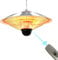 parasol chauffant Chauffage De Patio Suspendu Portable, Chauffage Infrarouge Électrique De Plafond Extérieur Avec Télécommande Et 2 Réglages D'alimentation, Pour Restaurant De Jardin De Balcon