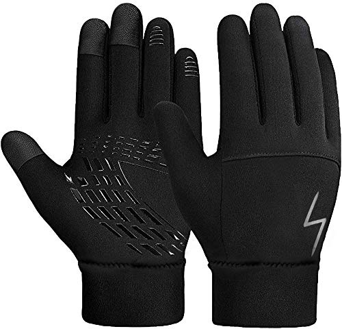 YukiniYa Kids Winter Gloves Back Water Repellent Touchscreen Warm Fleece Anti-Slip for Boys Girls 3-15 Years