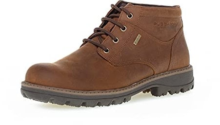 Pius Gabor Herren Boots,Stiefeletten,Gore-TEX,Extragrip,zertifiziertes Leder,Latex Wechselfußbett,Bootee,Booties,Bison,47 EU / 12 UK