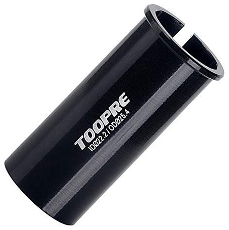 NIUAWASA Fahrrad-Sattelstützen-Adapter-Shim, Aluminiumlegierung, Reduzierhülse, Sattelstützen-Adapter-Scheibe, 25.4/27.2/28.6/30.4/30.8/31.6/33.9/34.9 mm für MTB, Citybike, Rennrad (22.2 bis 25.4 mm)