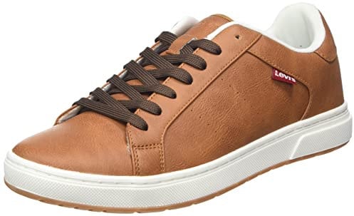 LEVI'S Herren Piper Sneakers, Brown, 43 EU