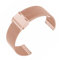 Lahviuu Bracelet de Montre Metal pour Homme Femme,Bracelet de Montre pour Montre Connectée et Montre Traditionnelle Dégagement Rapide 22mm Or rose