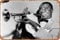 Seadlyise Louis Armstrong Plakat, Metall-Blechschild, Schwarz-Weiß, Vintage-Poster, 20,3 x 30,5 cm